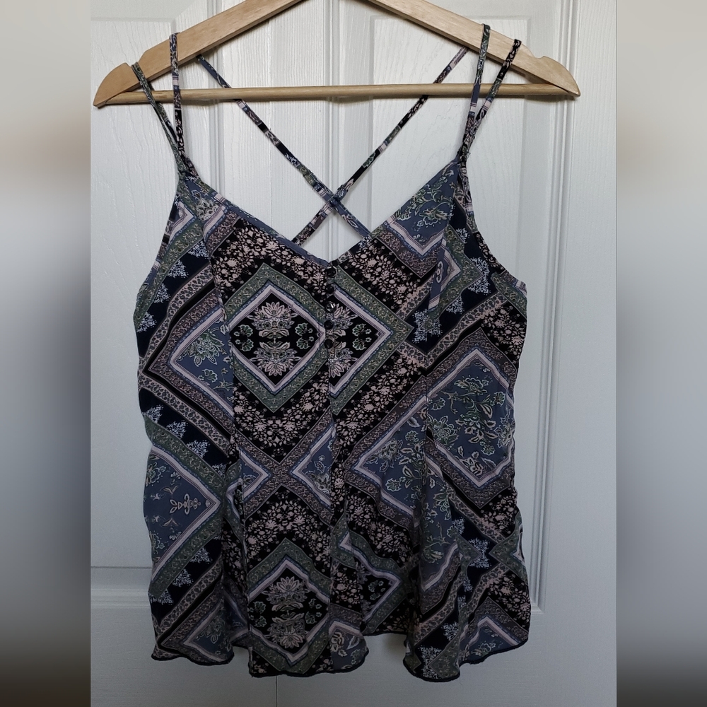 American Eagle Racerback Spaghetti Strap Tank Top
